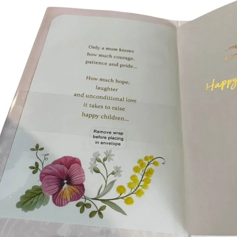 American Greetings Floral Mother's Day Card